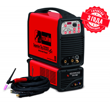 Сварочный аппарат TELWIN SUPERIOR TIG 322 AC/DC HF/LIFT 400V AQUA 816131