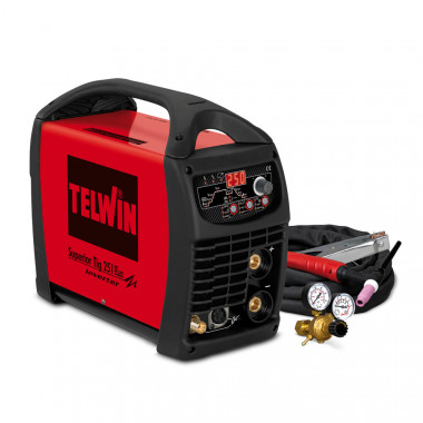 Сварочный аппарат TELWIN SUPERIOR TIG 251 DC-HFLIFT VRD 400V+ACC 816116