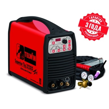 Сварочный аппарат TELWIN SUPERIOR TIG 322 AC/DC HF/LIFT 400V+ACC 816130